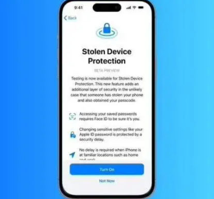 呼伦贝尔苹果授权维修店分享被盗设备保护功能开启方法 