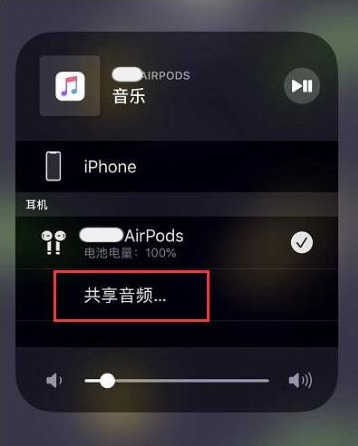 呼伦贝尔苹果14音频维修点分享iPhone14音频共享设置方法 