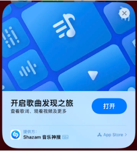 呼伦贝尔苹果14维修站分享iPhone14音乐识别功能使用方法 