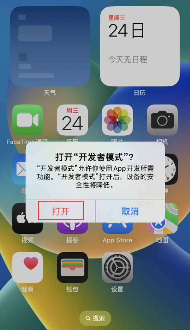 呼伦贝尔苹果手机维修分享如何打开开发者模式 