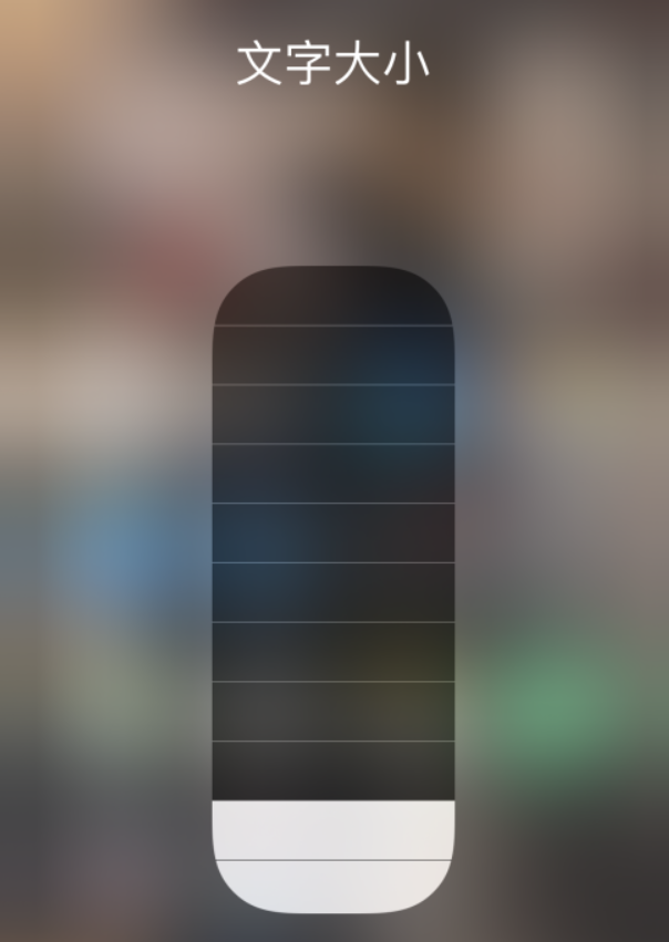 呼伦贝尔苹果手机维修分享小技巧：在 iPhone 控制中心快速调节字体大小 
