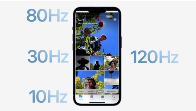 呼伦贝尔苹果14维修分享iPhone 14有高刷吗 