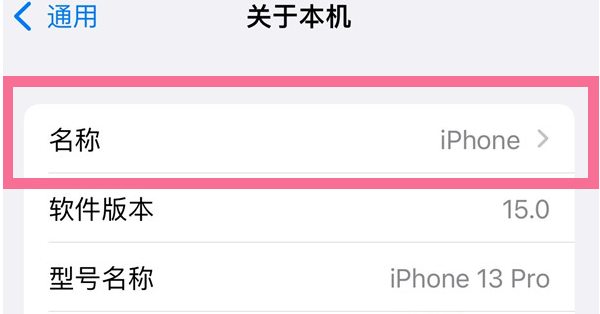 呼伦贝尔苹果13维修分享iPhone 13热点名字设置教程 